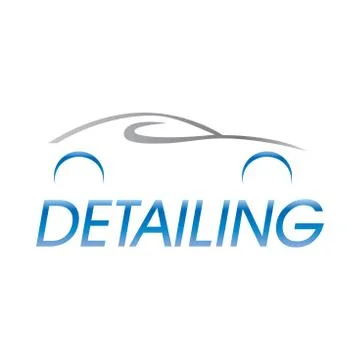 Vector logo for detailing car and tuning Stock Illustration