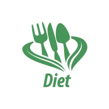 Vector logo for diet Stock Illustration