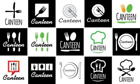Vector logo for dining room, cafe and restaurant Stock Illustration