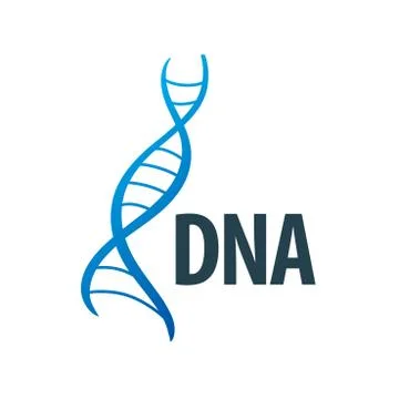 Vector logo dna Stock Illustration