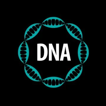 Vector logo dna Illustration