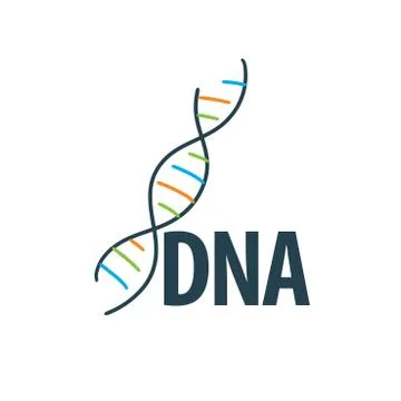Vector logo dna イラスト素材