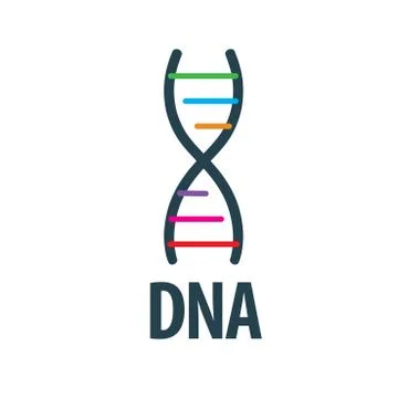 Vector logo dna Stockillustratie
