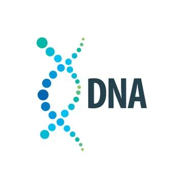 Vector logo dna Stock Illustration