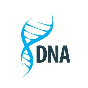 Vector logo dna Stock Illustration