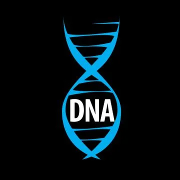 Vector logo dna Illustration