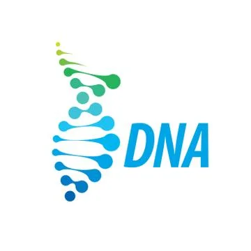 Vector logo dna Stock-Illustration