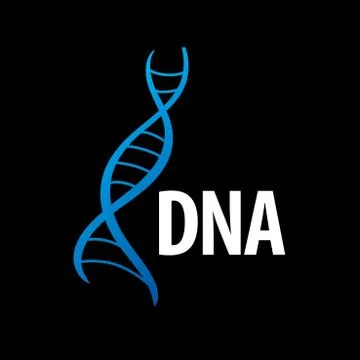 Vector logo dna Stock Illustration