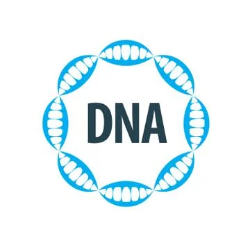 Vector logo dna Stock Illustration