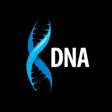 Vector logo dna Stock Illustration