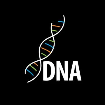 Vector logo dna Illustration