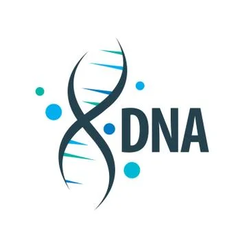 Vector logo dna Stock Illustration