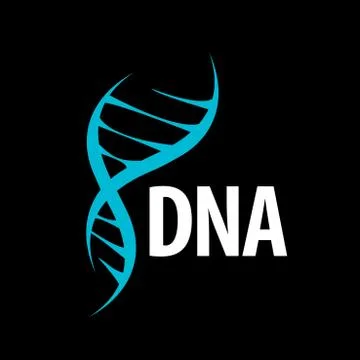 Vector logo dna Stock-Illustration