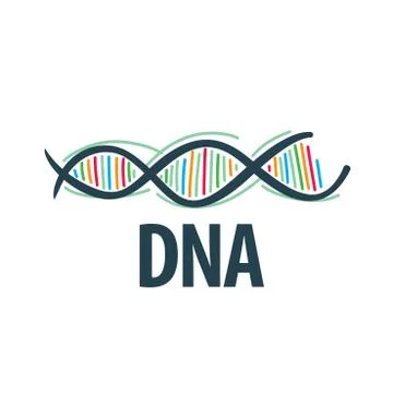 Vector logo dna Stock Illustration