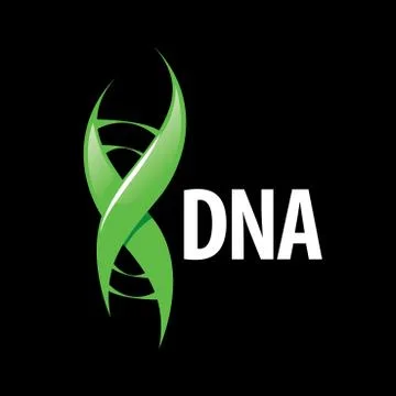 Vector logo dna Illustration