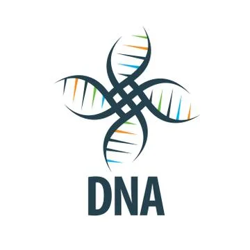Vector logo dna Stock Illustration