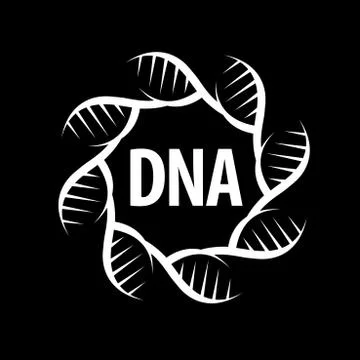 Vector logo dna Stock Illustration