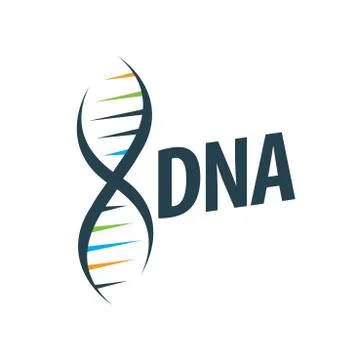 Vector logo dna Stock-Illustration