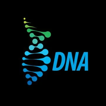 Vector logo dna Stock Illustration