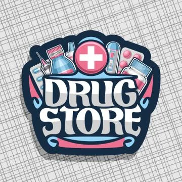 Vector logo for Drug Store Stock Illustration