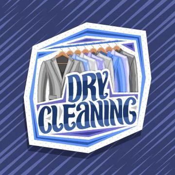 Vector logo for Dry Cleaning Stock Illustration