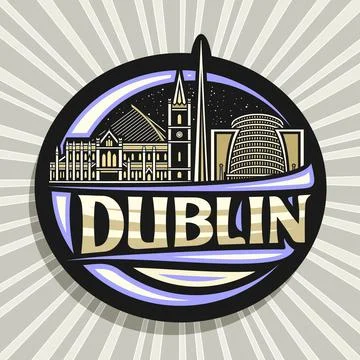 Vector logo for Dublin Stock Illustration