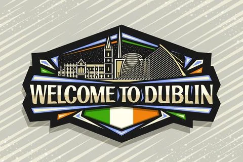 Vector logo for Dublin Stock Illustration