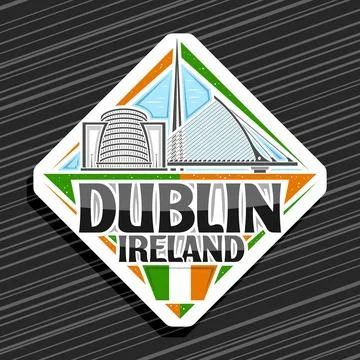 Vector logo for Dublin Stock Illustration