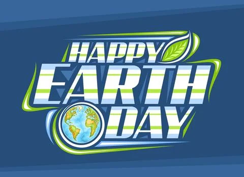 Vector logo for Earth Day Stock Illustration