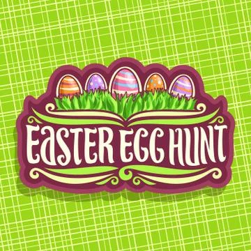 Vector logo for Easter holiday Stock Illustration