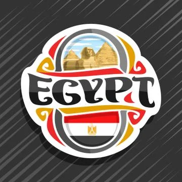 Vector logo for Egypt Stock Illustration