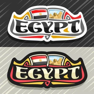 Vector logo for Egypt Stock Illustration