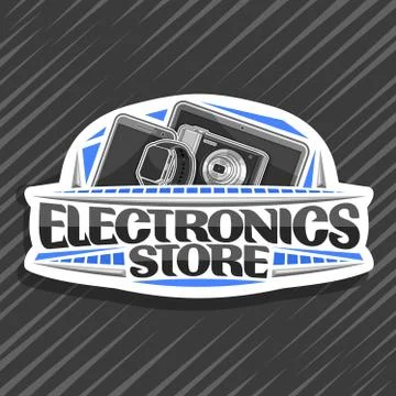 Vector logo for Electronics Store Stock Illustration