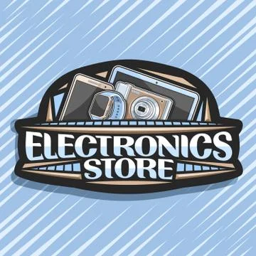 Vector logo for Electronics Store Stock Illustration