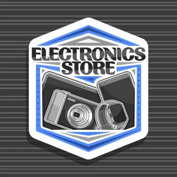 Vector logo for Electronics Store Stock Illustration