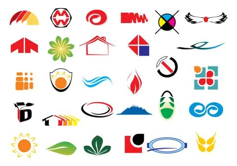 Vector logo elements Illustrazione stock