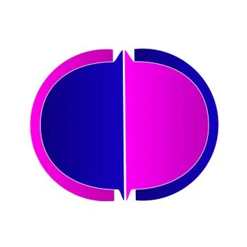 Vector logo emblem icon Stock Illustration