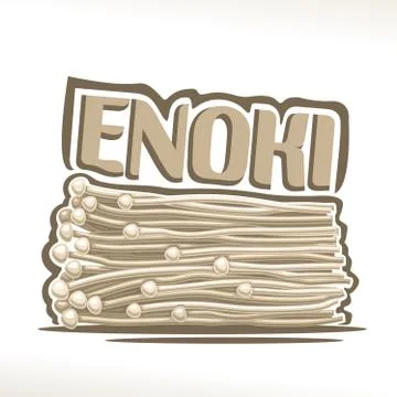 Vector logo for Enoki Stock Illustration