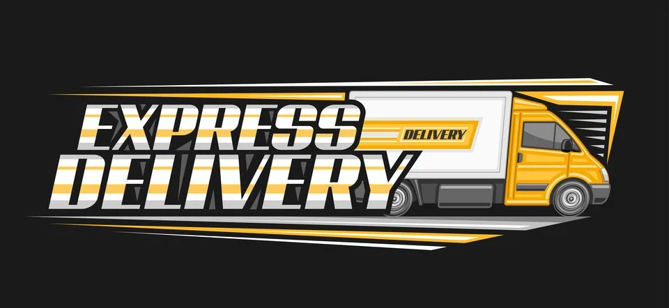 Vector logo for Express Delivery Stock Illustration