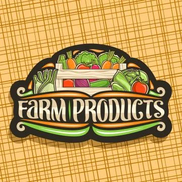 Vector logo for Farm Products Stock Illustration