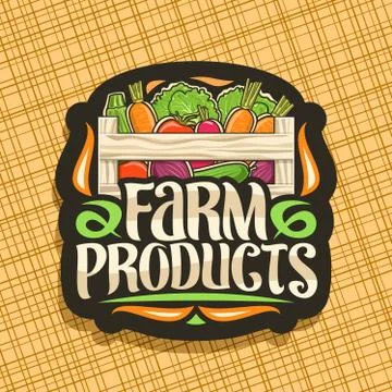 Vector logo for Farm Products Stock Illustration