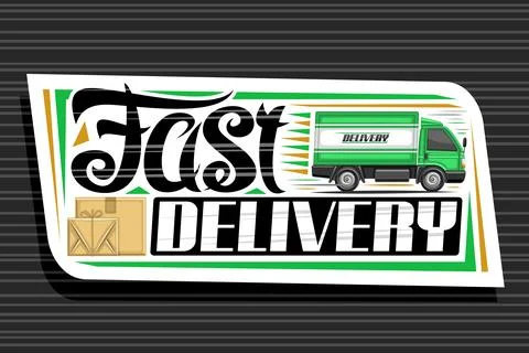 Vector logo for Fast Delivery Stock Illustration