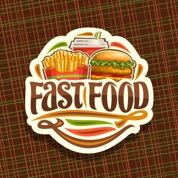 Vector logo for Fast Food Stock Illustration