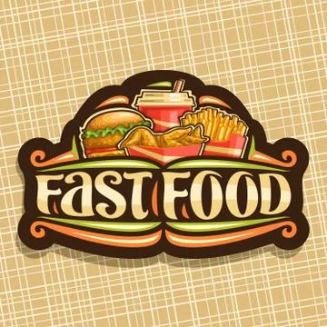 Vector logo for Fast Food Stock Illustration