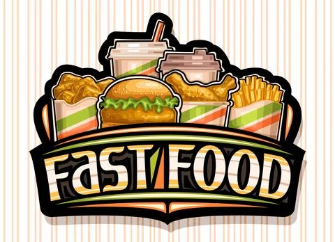 Vector logo for Fast Food Stock Illustration