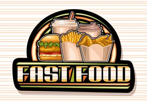 Vector logo for Fast Food Stock Illustration