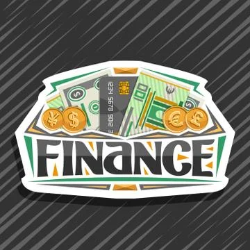Vector logo for Finance Stock Illustration