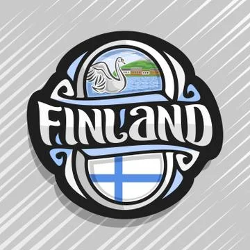 Vector logo for Finland Stock Illustration