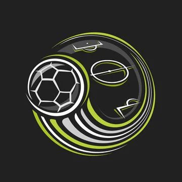 Vector logo for Football Stock Illustration