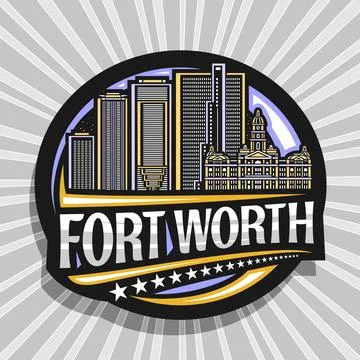 Vector logo for Fort Worth Stock Illustration